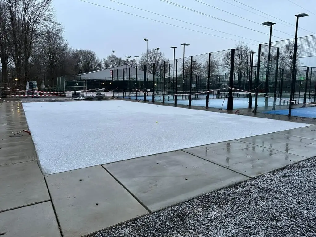 Padelbaan van Allesvoorpadel bij NTC Nijkerk