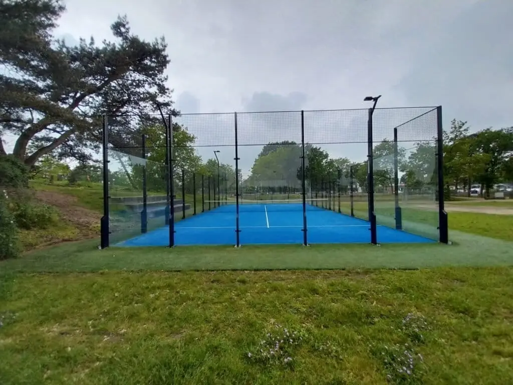 Padel courts at holiday parks