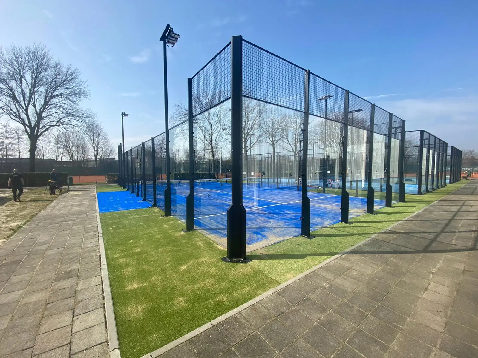 Padelbaan bij LTC Barneveld