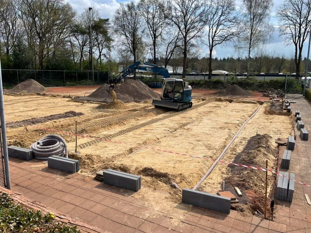 Grondwerk en drainage toegepast in Voorthuizen