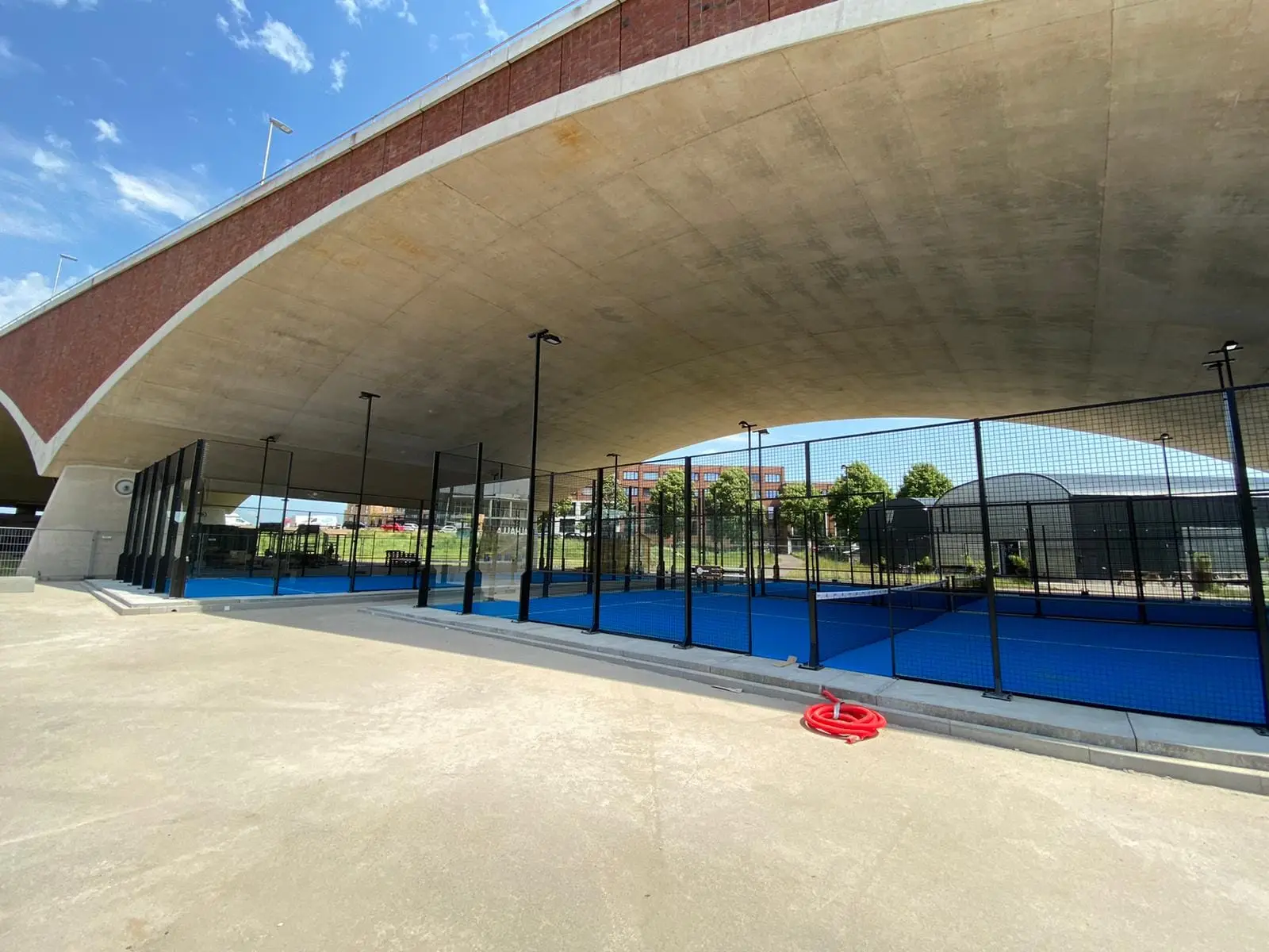 Padelbaan van Padel Club Nijmegen in Gelderland