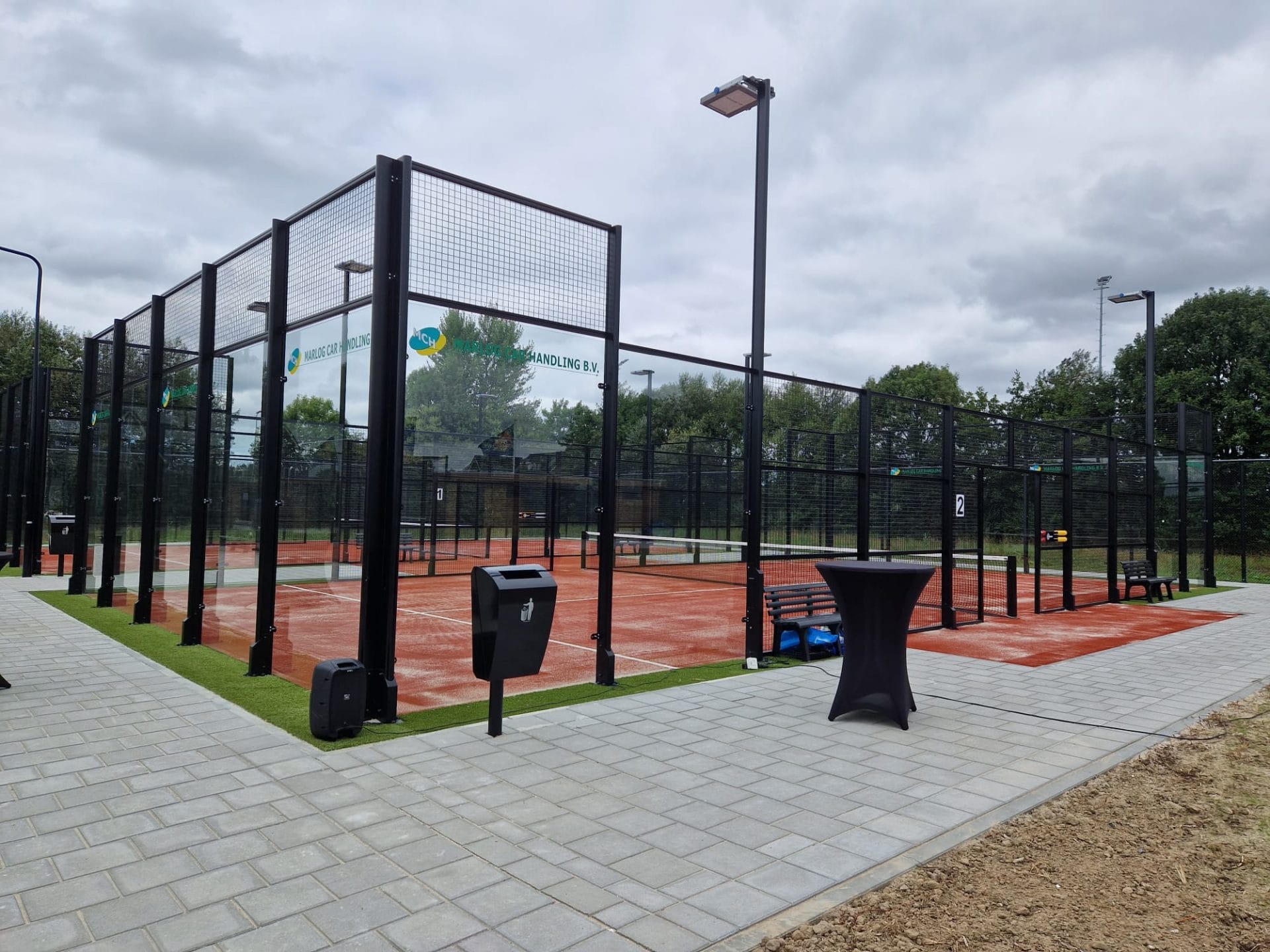 2 outdoor padelbanen van Tennisbouw: TV Bernissepark in Zuidland