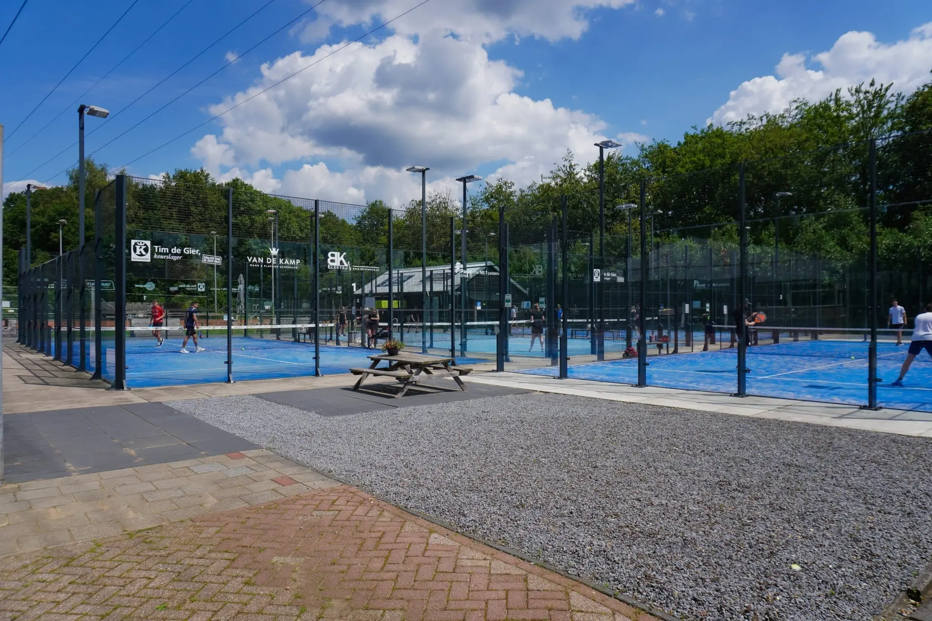 1 outdoor padelbaan van NTC Nijkerk in Nijkerk
