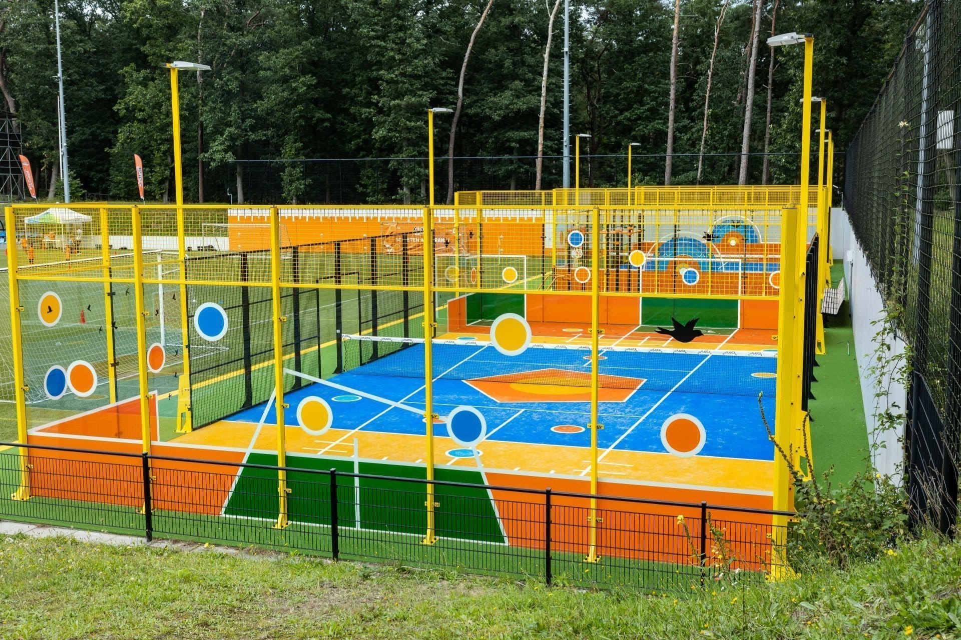 2 outdoor padelbanen van KNVB Campus in Zeist