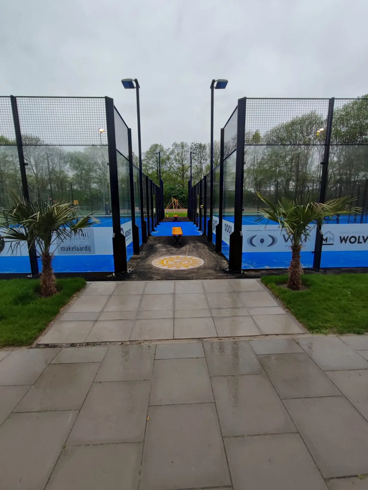 Sunset Padel with logo