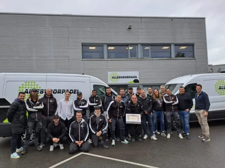Teamfoto Allesvoorpadel 1