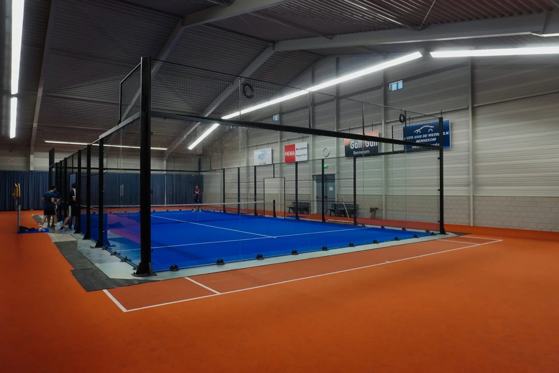 1 indoor padelbaan van TV Keltenwoud indoor in Bennekom