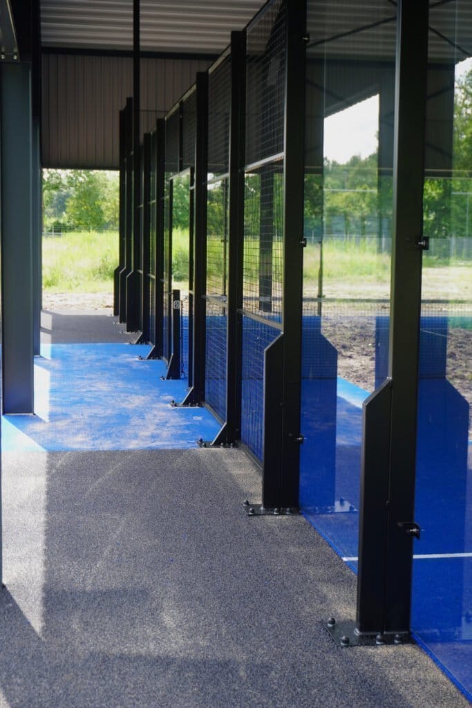 Laatste padelbaan bij LTVL