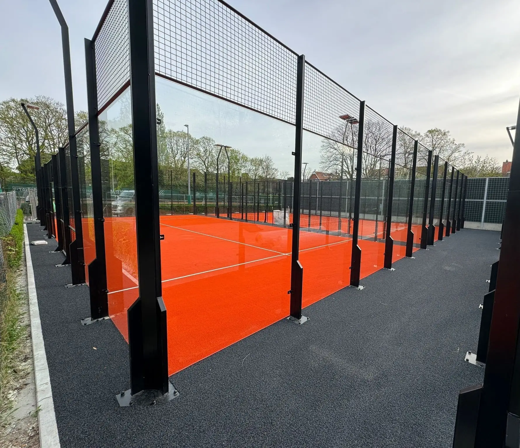 Gravel padelbaan