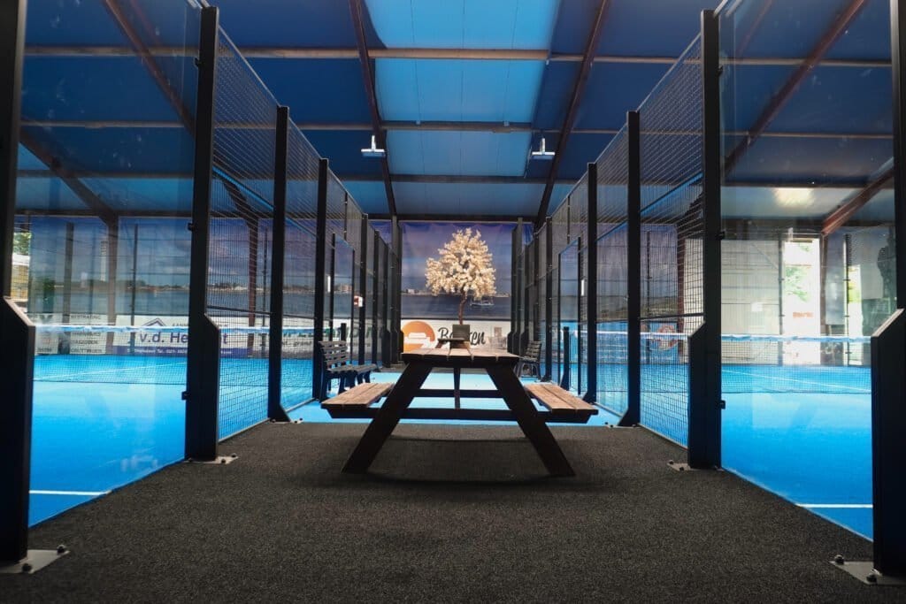 Indoor padel courts at Manege Lelystad