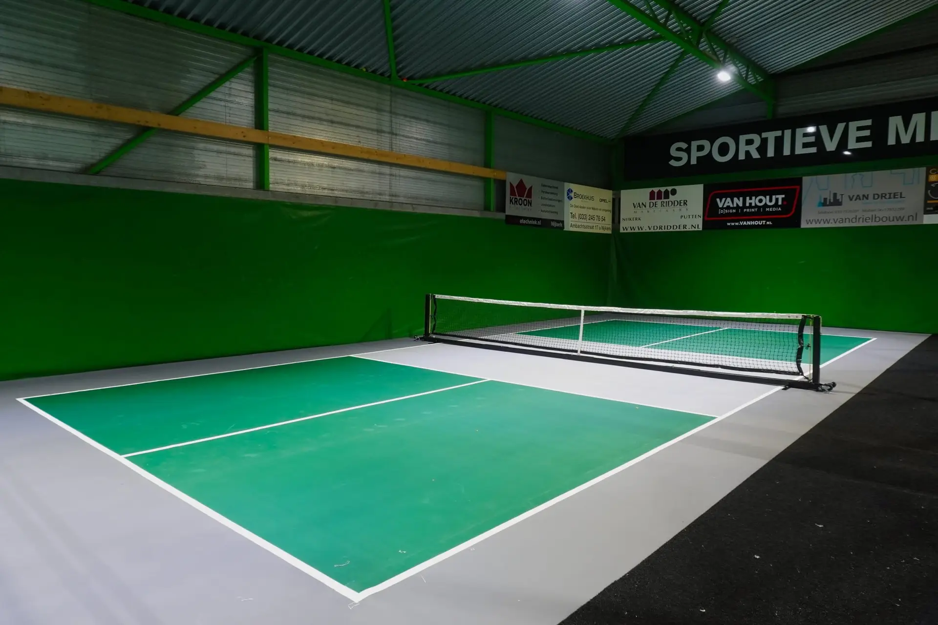 Pickleball courts scaled