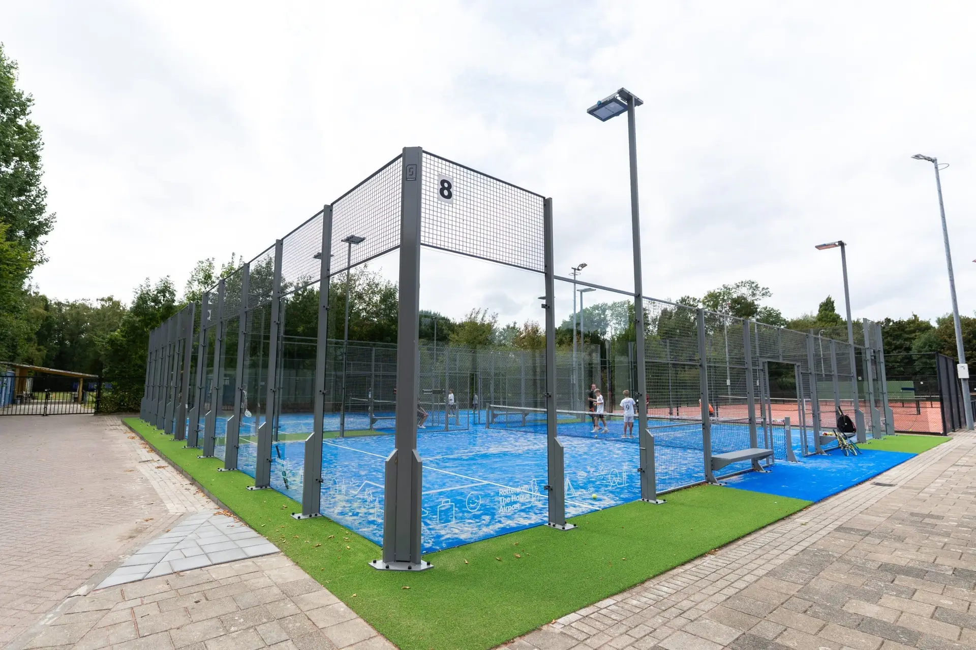 2 outdoor padelbanen van TC Toeg in Rotterdam