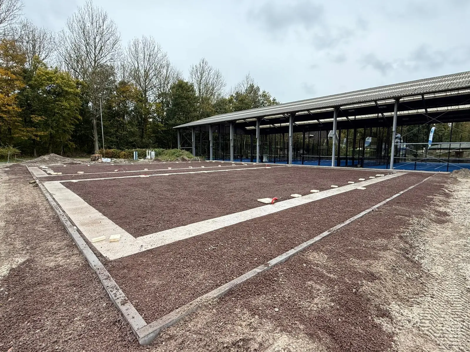 Outdoor padelbaan van Flevopadel in Lelystad