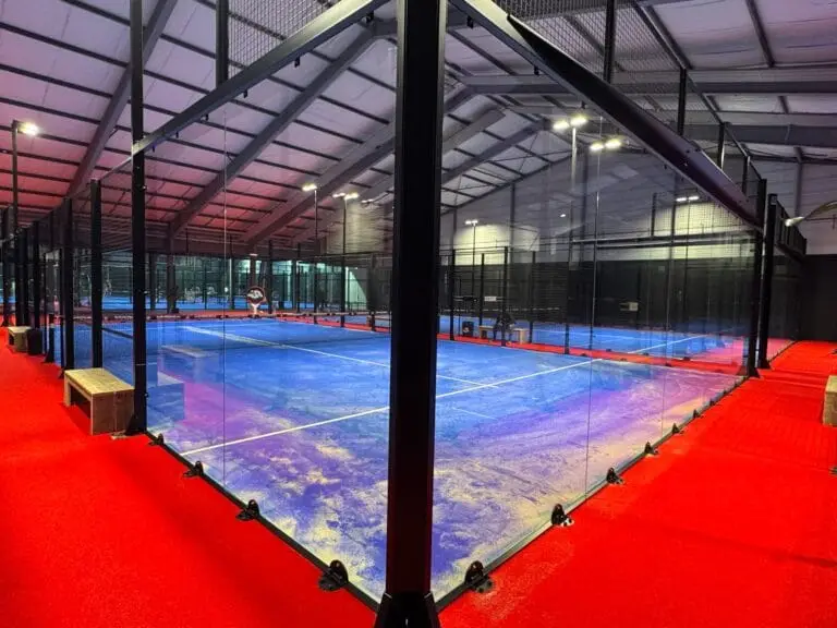 4 indoor padelbanen van Padelboxtel in Boxtel