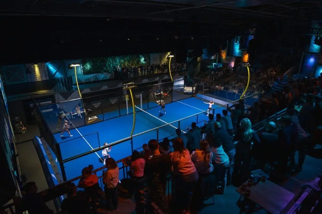 Padelbaan op het NK