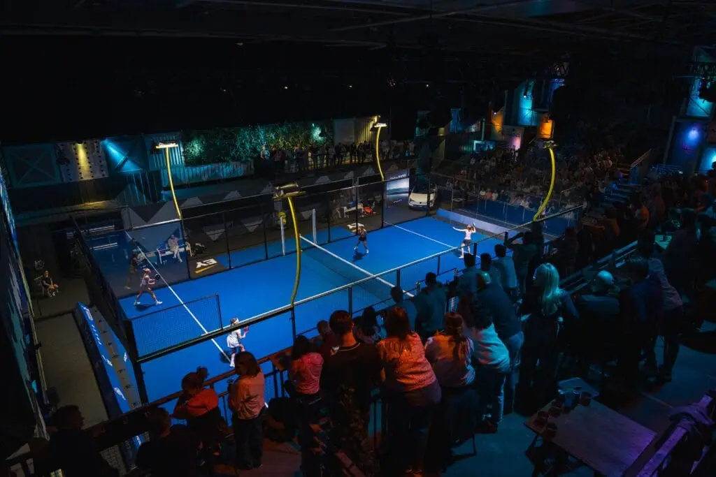 Padelbaan op het NK