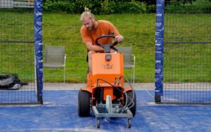 Sustitución de césped artificial