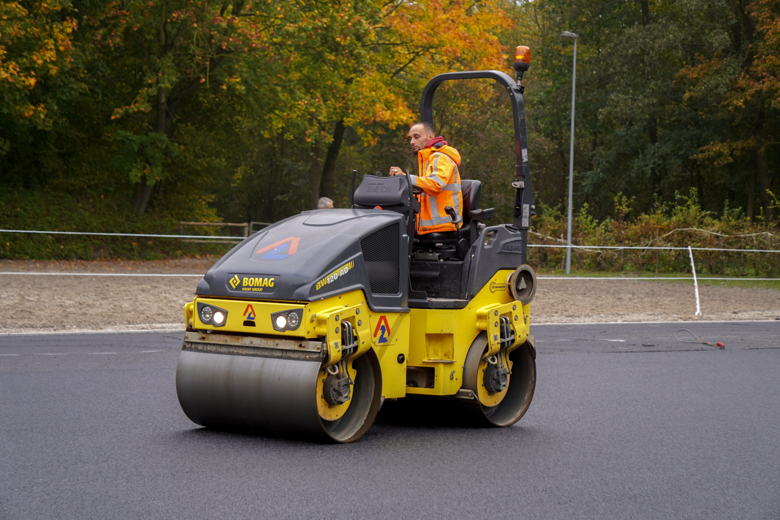 Asfalto muy abierto Hormigón a escala