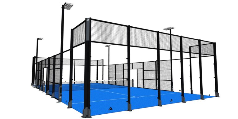 Padelbaan aanleggen 2 Aluminium 3.0 außen