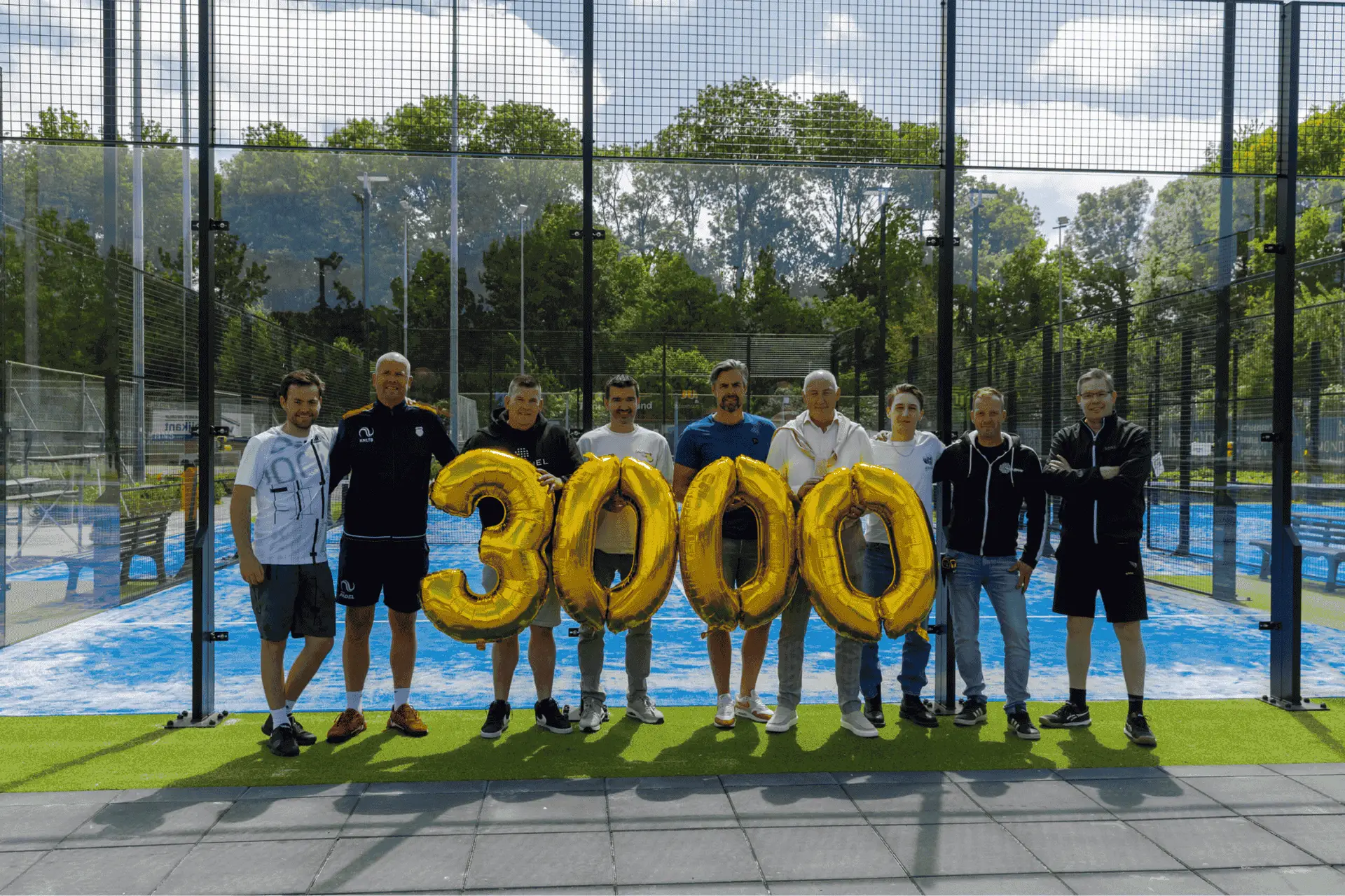 4 outdoor padelbanen van ATC Dronten in Dronten
