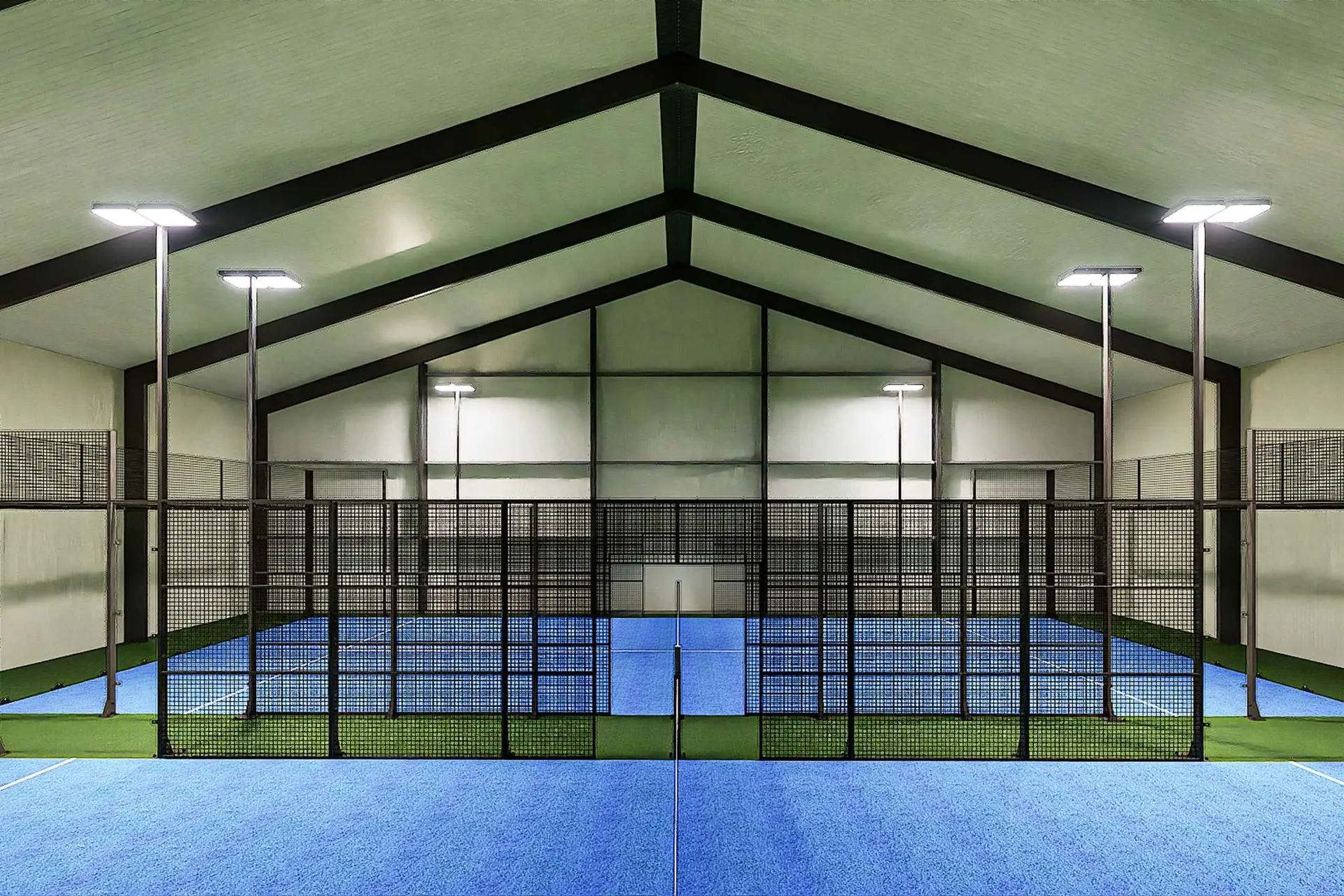 Padel Flexhall met indoor padelbanen