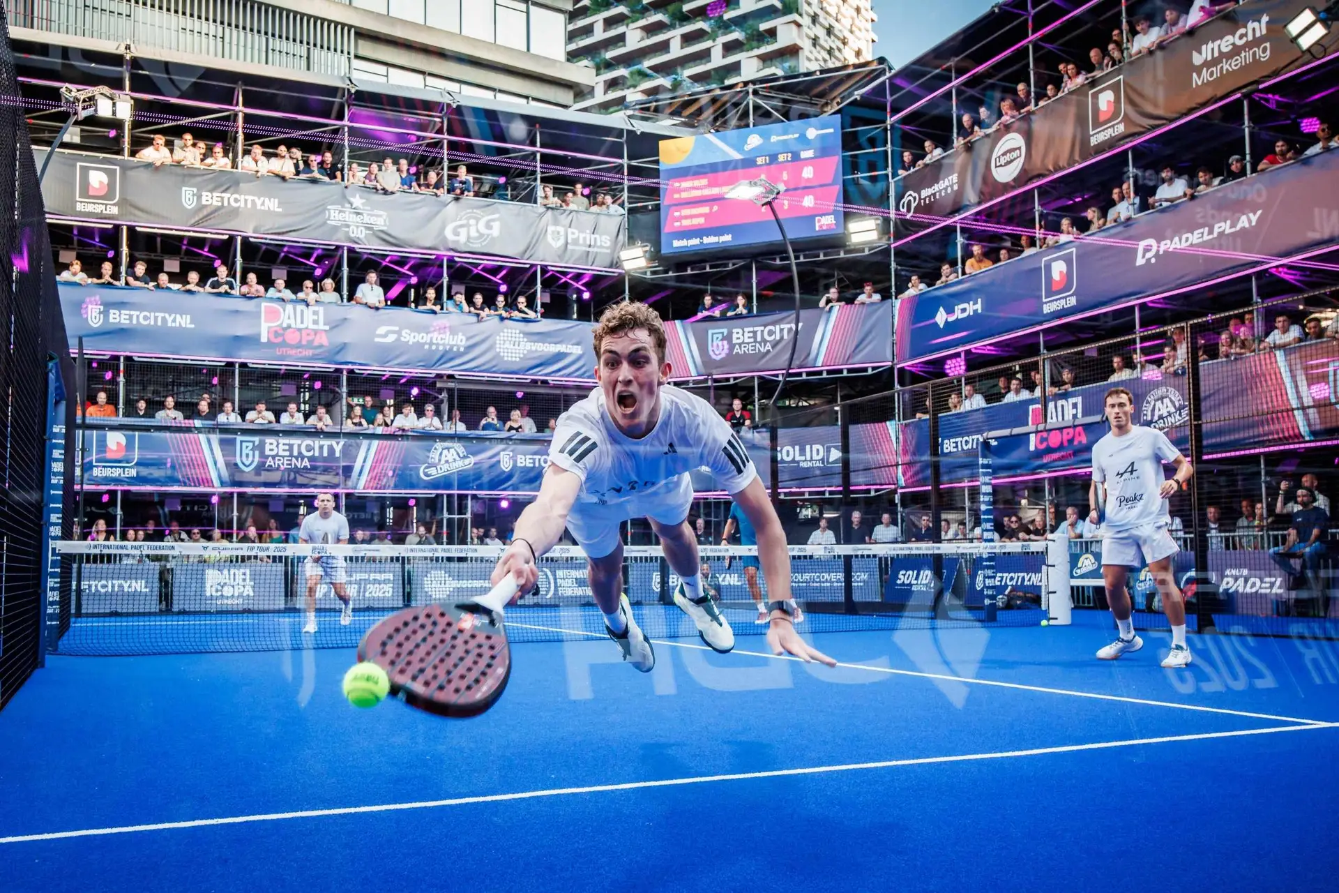 Thijs Roper bij Padel Copa