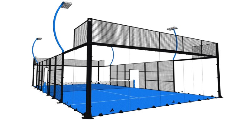 Padelbaan aanleggen 6 adidas AFP Panorama