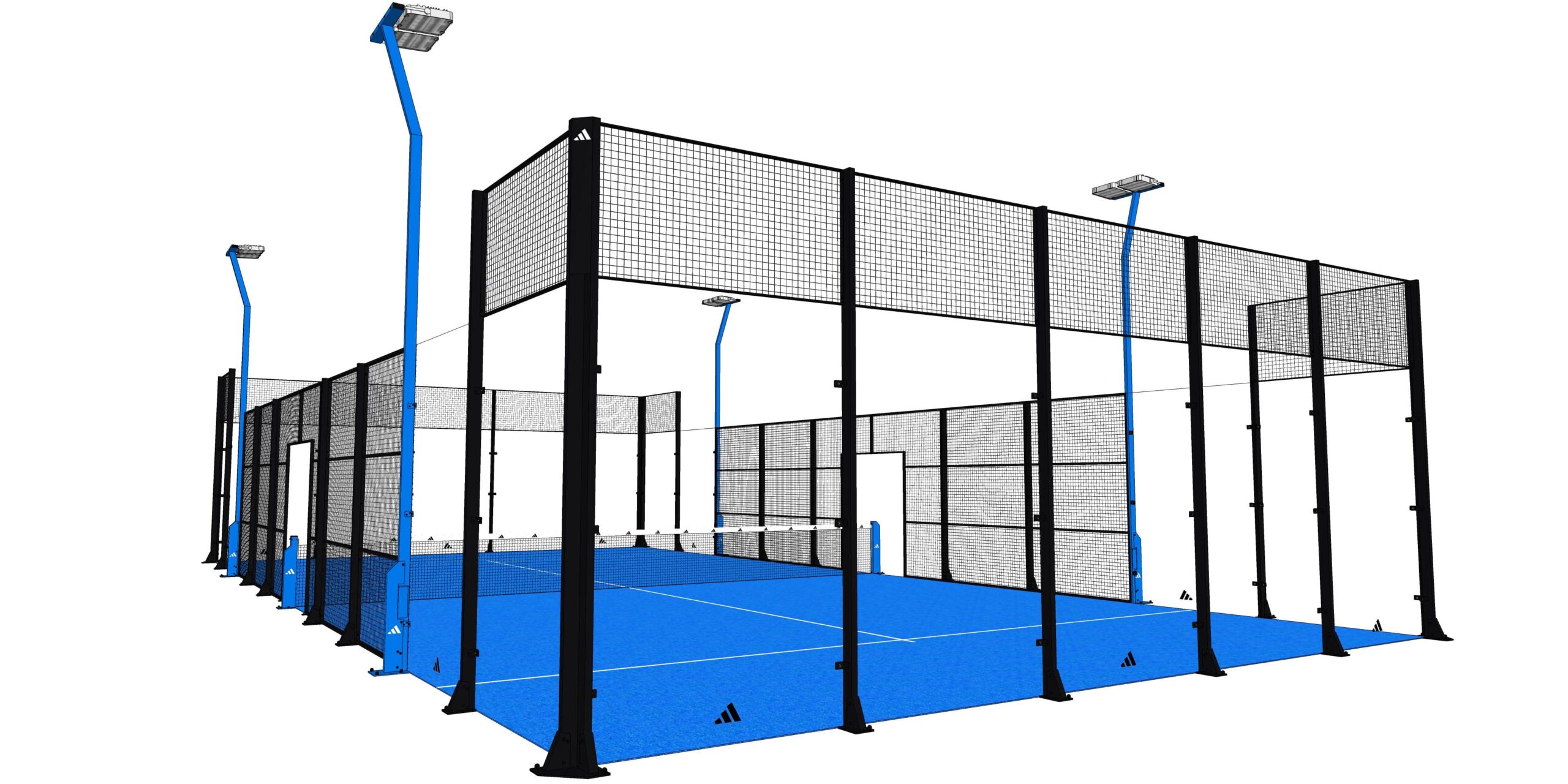 Indoor padel courts 14 adidas FX 3.0 indoor
