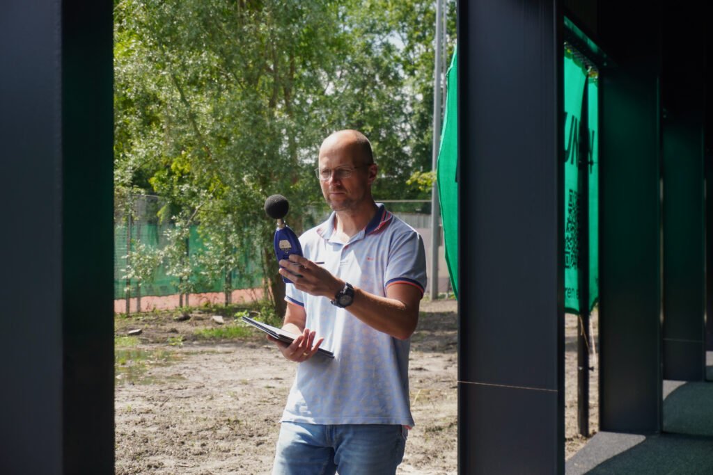 Contaminación acústica pistas de pádel 3 Medir bajo un toldo