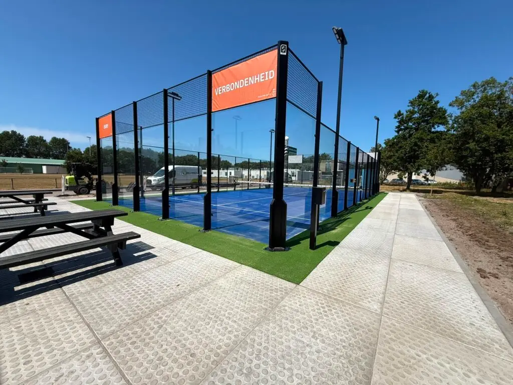 Padelbanen van Marine Basis Nieuwe Haven in Den Helder