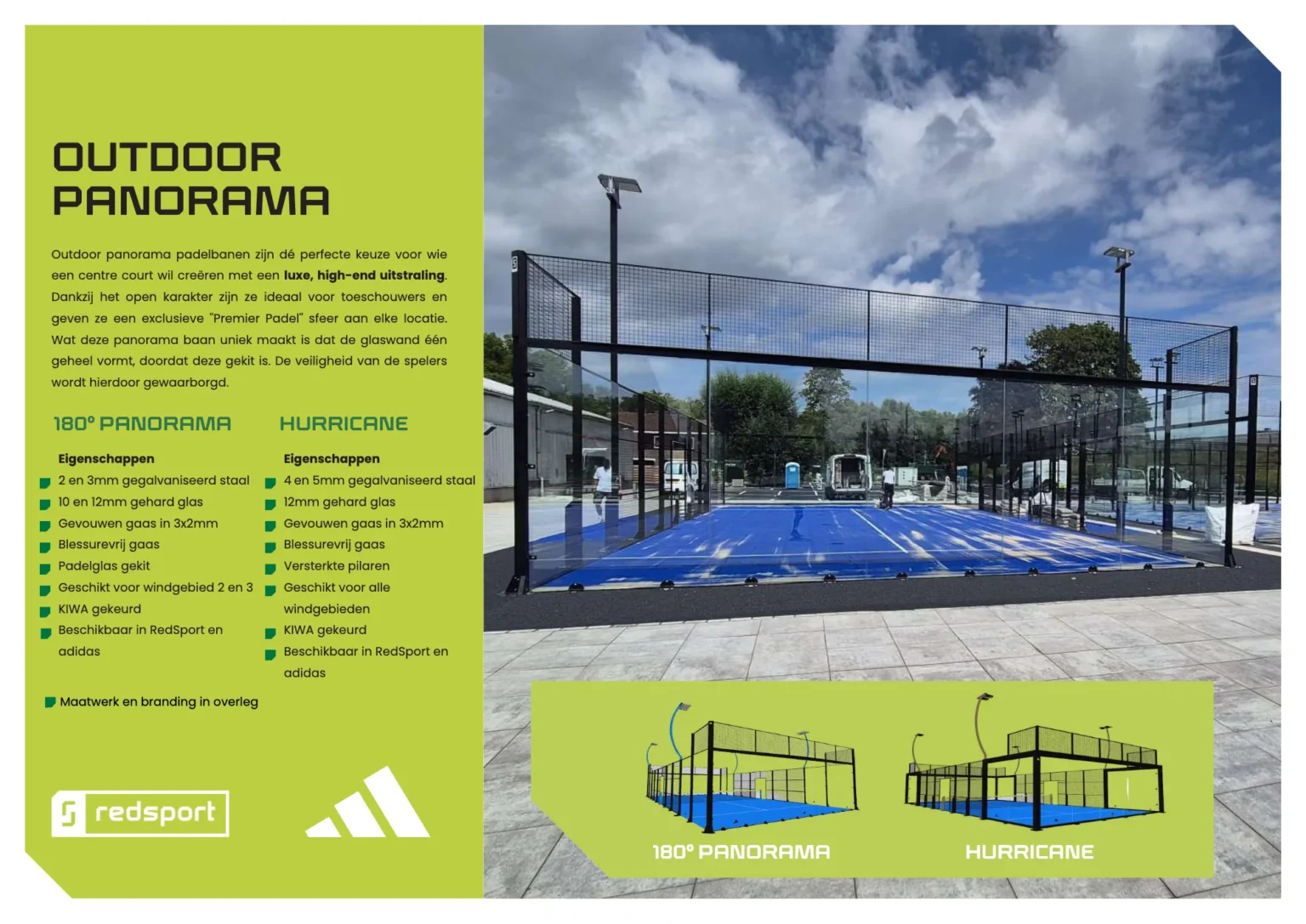 Brochure Allesvoorpadel, pagina 16: Outdoor panorama