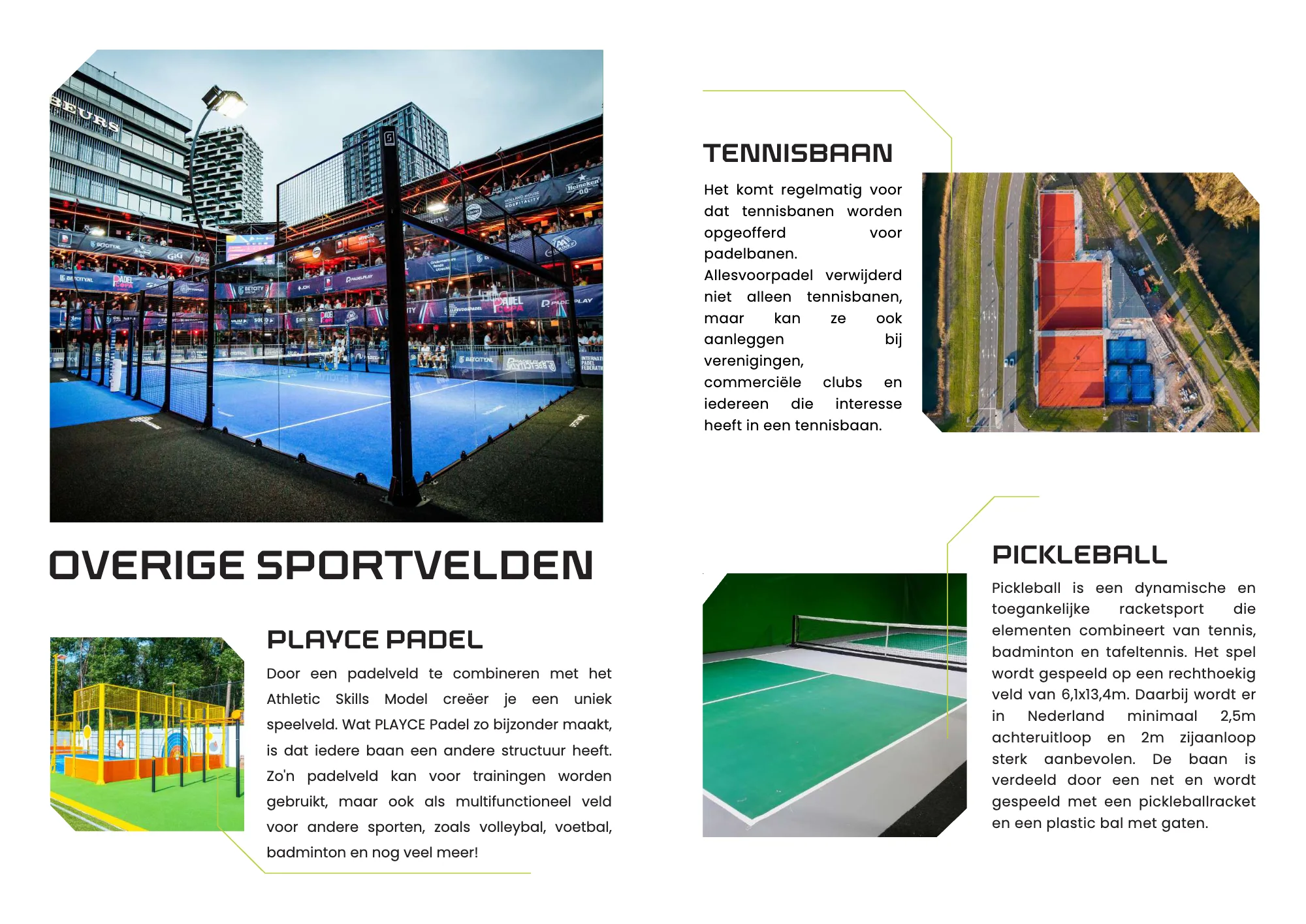 Overige sportvelden