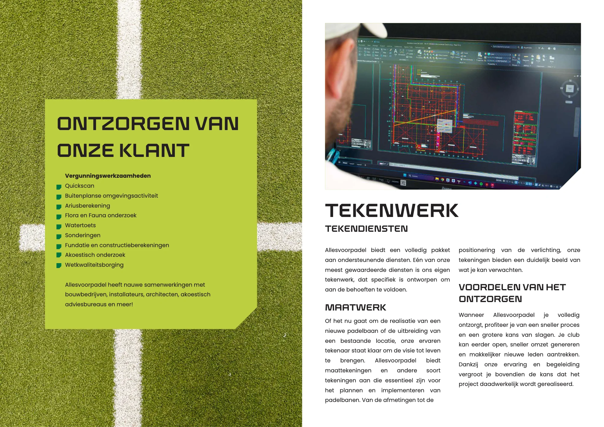 Ontzorgen van onze klant