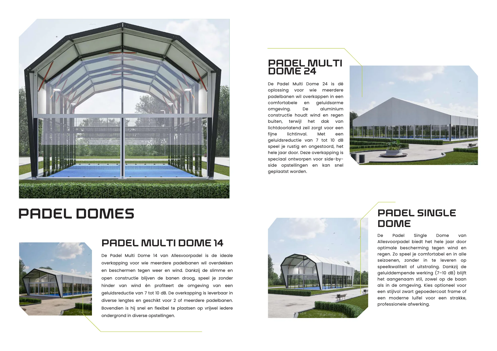 Padel domes