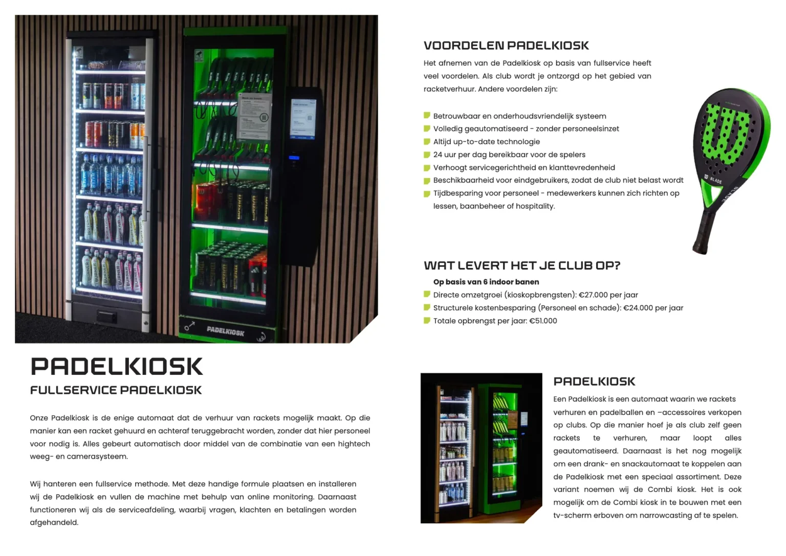Brochure Allesvoorpadel, pagina 46: Padelkiosk